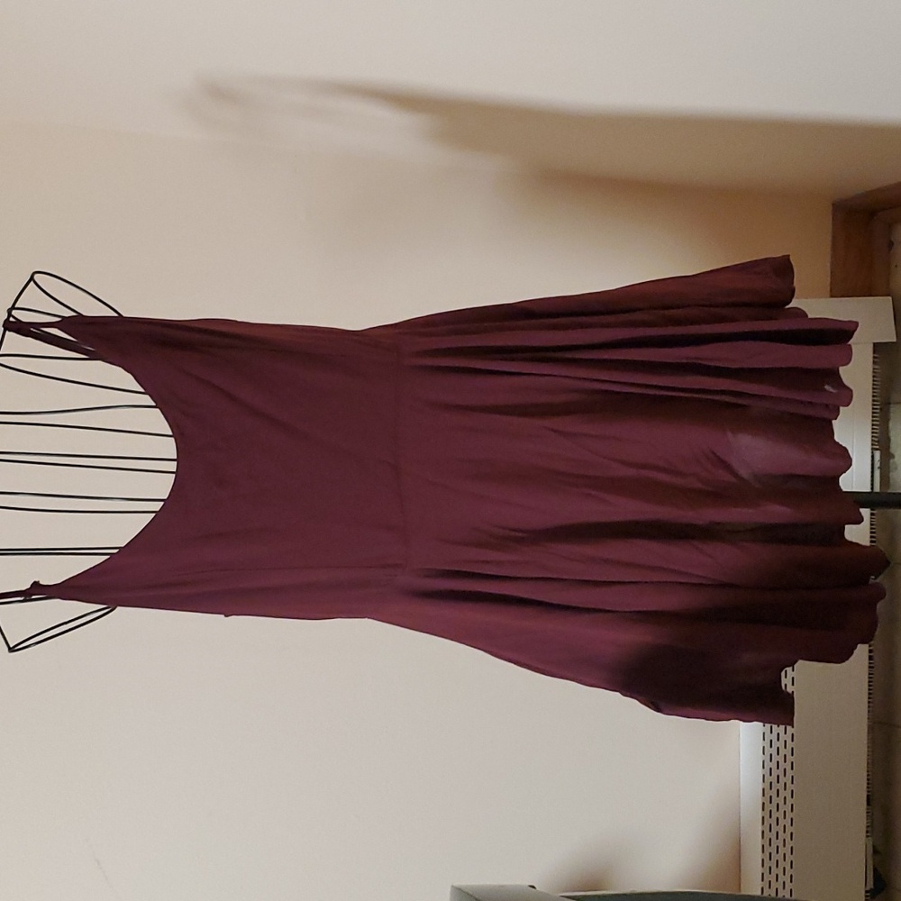 Brandi Melville maroon dress OS